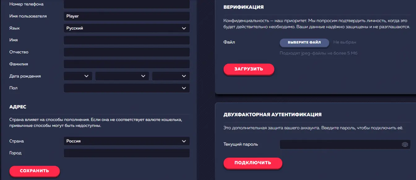 Верификация Vavada